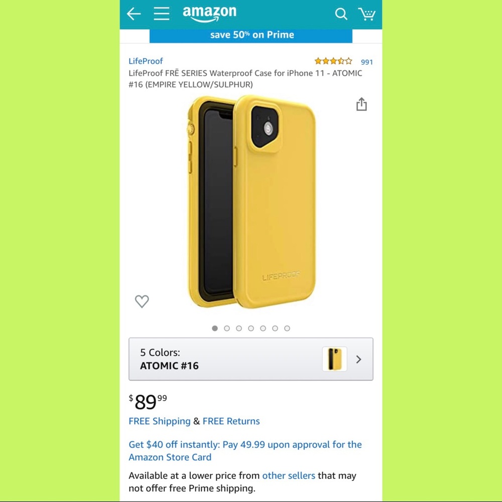 IPHONE 11 📲 LIFEPROOF FRE CASE